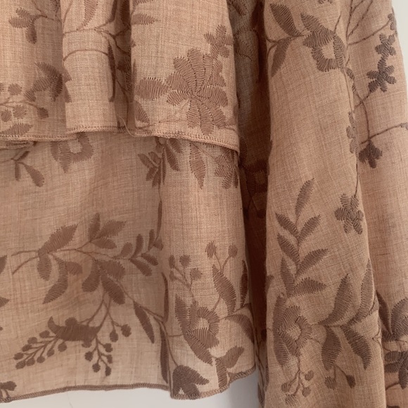 Zara ruffled blouse, size small - Picture 3 of 5